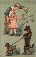 Greeting Fluffy Black and