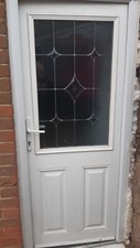 Part Glazed uPvc External Door and full Frame