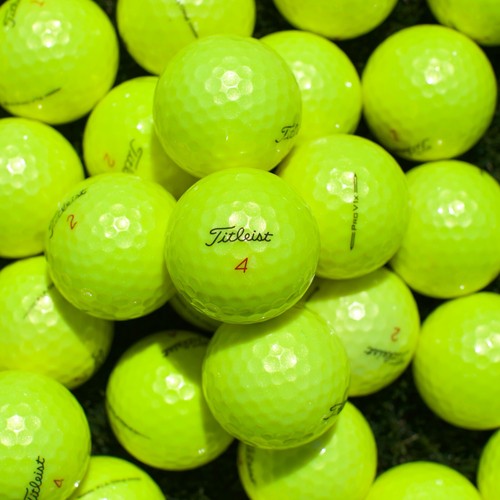 Yellow titleist pro v1x - yellow,
