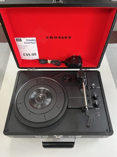 Crosley record player - record,