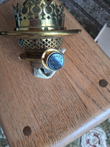 Hinks oil lamp brass - lamp, burner