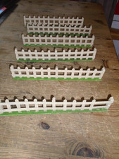 VINTAGE HORNBY ?????? PRE WAR O GAUGE WOODEN FENCES X 6   SEE PICTURES