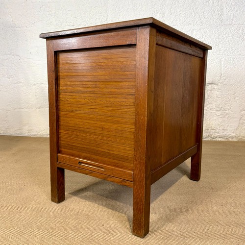 Vintage oak filing cabinet - vintage,