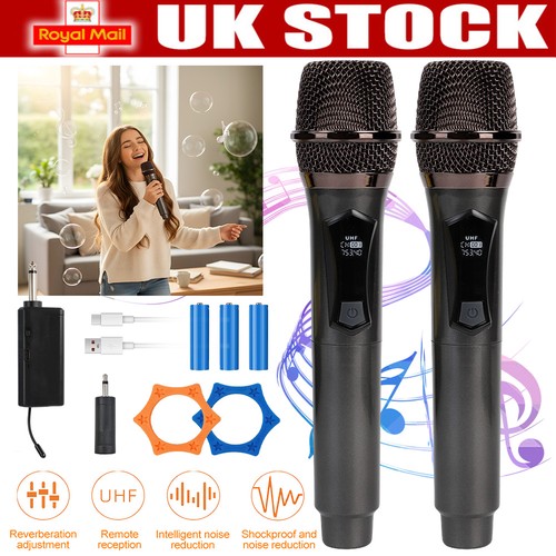 Wireless microphone uhf - 2x,