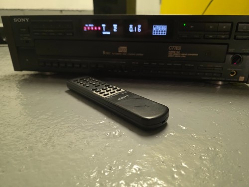 Sony cdp c77es rare - sony, 220/110v