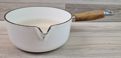 Creuset white saucepan 18cm - le,