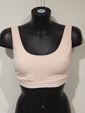 Calvin Klein Pink bralette Size 12/14 Cross Over Sides Bra
