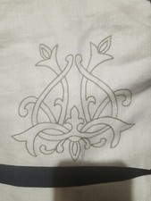 Beautiful Oka Linen Super King Headboard Loose Cover..