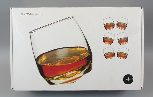 Sagaform bar whisky glass set - glass,