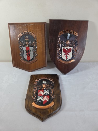 Wooden plaques shields - wooden,