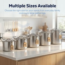Deep stainless steel stock - deep,