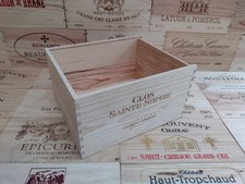 Wooden Champagne Box Crate ~