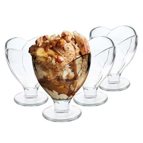 Glass dessert bowl sundae - dessert,