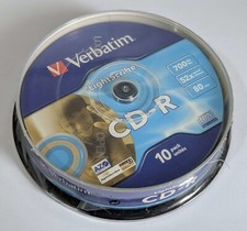 Verbatim 43441 LIGHTSCRIBE 700MB 52x 80 Mins Blank CD Spindle 10pk