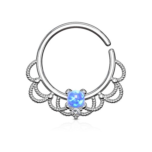 Opal centre filigree bendable - opal,