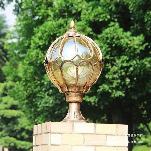Outdoor yard pillar light - yard,