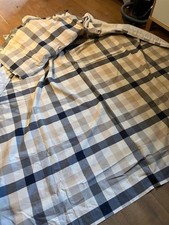 Grey Laura Ashley lined curtains