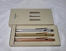 Rolex Carand’Ache 3 Pen Box Gift Set / From Authorized Rolex Store / Brand New