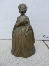 vintage brass lady bell