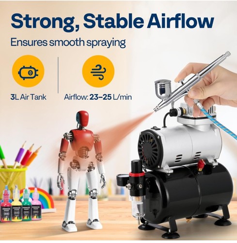 Vivohome airbrush kit with - airbrush, 1/5