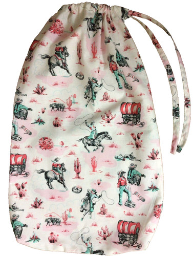 Drawstring bag made cath - bag, w/