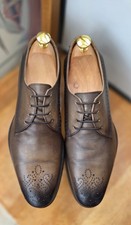 Oliver Sweeney Men's Derby Brogues Shoes Size UK6.5 EU40.5 Blake Stitched