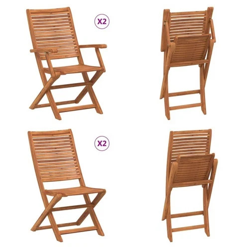 Folding outdoor chairs - outdoor, wooden