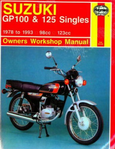 Haynes suzuki gp100 125 - haynes,