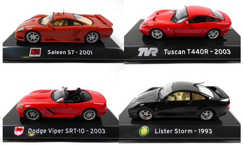 Set sports cars - of, 4