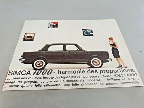 1960s simca 1000 - 1000, original