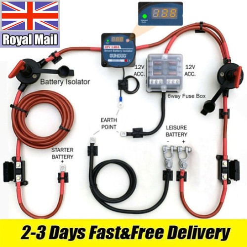 Battery split charge relay - battery,
