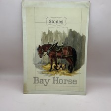 Watercolour Painting Bay Horse Pub Vintage Cecil Higgins 1977 Unfinished