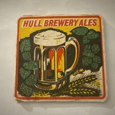 Hull Brewery Ales - Vintage Beer Mat