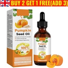 Pumpkin Seed Oil for Hair & Skin, 100% Pure Cold Pressed, 60ml x1 Pack