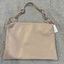 New Borse In Pelle Tan Pebbled