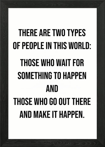 Two types people framed - of,