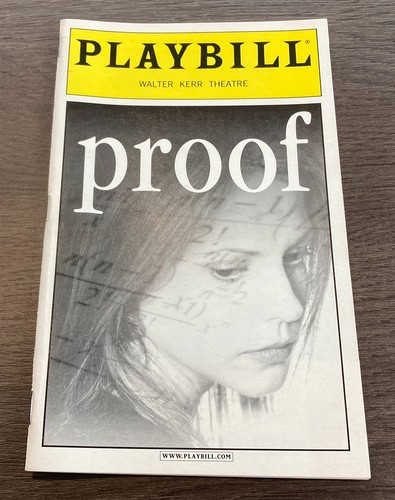 Broadway playbill proof - playbill,