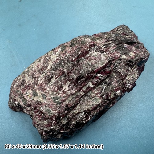 Rough garnet matrix - in, crystal