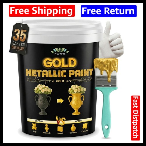 Gold paint 1000ml metallic - 1000ml,