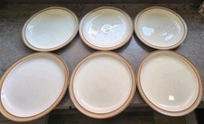 6 Vintage Denby Dinner Plates
