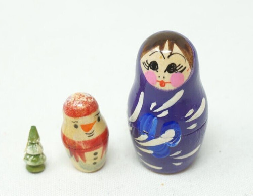 Wooden russian nesting - russian,