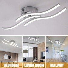 3 Lights LED Ceiling Light Chandelier Modern Living Room Bedroom Pendant Lamp