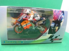 SCALEXTRIC C6022 MOTO GP HONDA  MAX BIAGGI  MINT BIKE BOX HAS VERY SLIGHT FADE