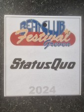 Status Quo Crew Issue Back Stage Pass Final Tour Beat Club Festival Greven 2024