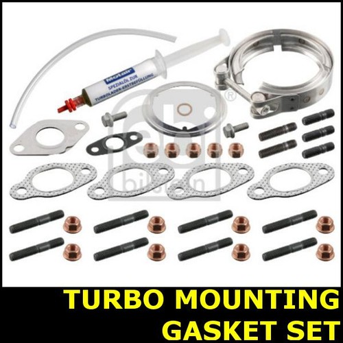 Turbo mounting gasket set fits - turbo,
