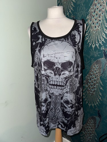 Shein gothic skull - shein, print