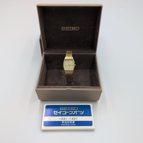 Seiko quartz 1221 5540 - seiko, gold