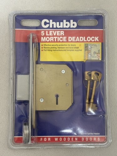Chubb lever mortice deadlock - mortice,