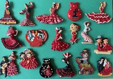 Souvenir fridge magnet - Spanish Lady