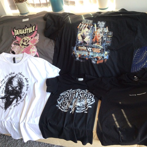 Roh wrestling shirt lot - t,